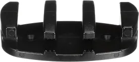 11926-7 Zig-Zag Cleats, 3  Inches Long, Nylon, Black, for Rope Up to 3/8-Inch Diameter, Drilled for 2 Fasteners, Pair