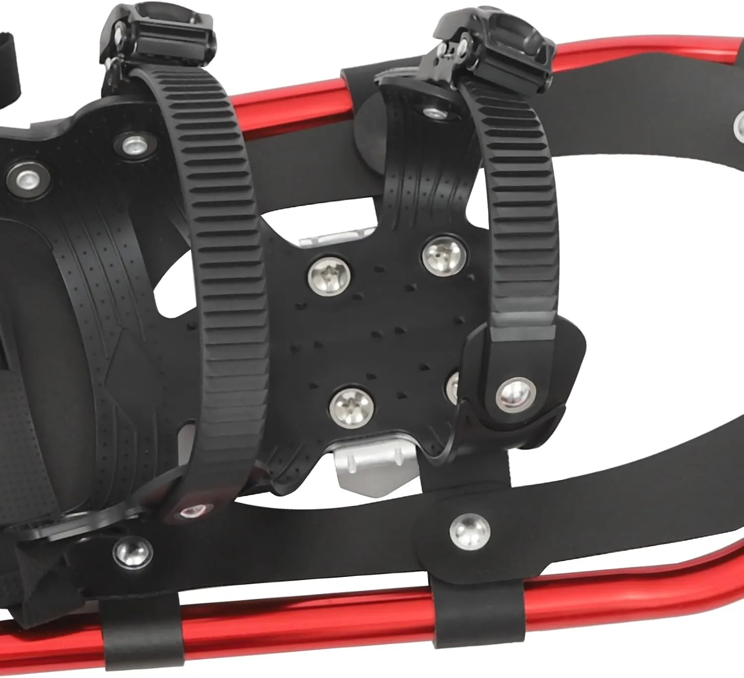 21/25 Inch Aluminum Snowshoes with Adjuatable Trekking Poles, Carrying Bag, Light Weight Women Men Youth Kids Snow Shoes for Mountaineering