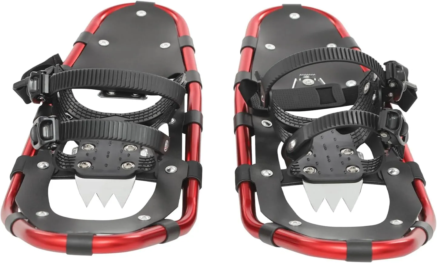 21/25 Inch Aluminum Snowshoes with Adjuatable Trekking Poles, Carrying Bag, Light Weight Women Men Youth Kids Snow Shoes for Mountaineering