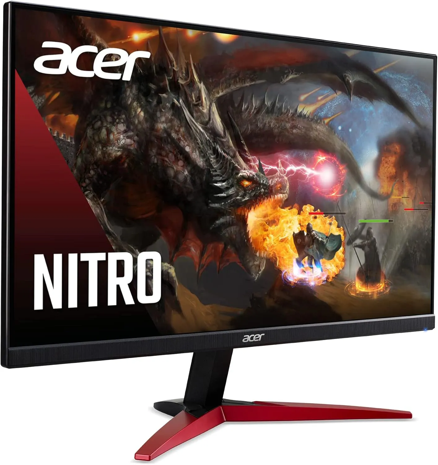 Acer Nitro KG241Y Sbiip 23.8 Full HD (1920 x 1080) VA Gaming Monitor | AMD FreeSync Premium Technology | 165Hz Refresh Rate | 1ms (VRB) | ZeroFrame Design | 1 x Display Port 1.2 & 2 x HDMI 2.0,Black