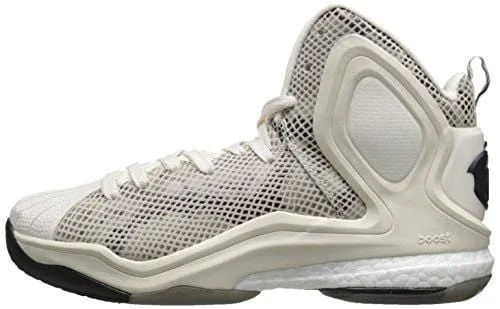 adidas Performance Men's D Rose 5 Boost Basketball Shoe, Chalk White, 11 M US