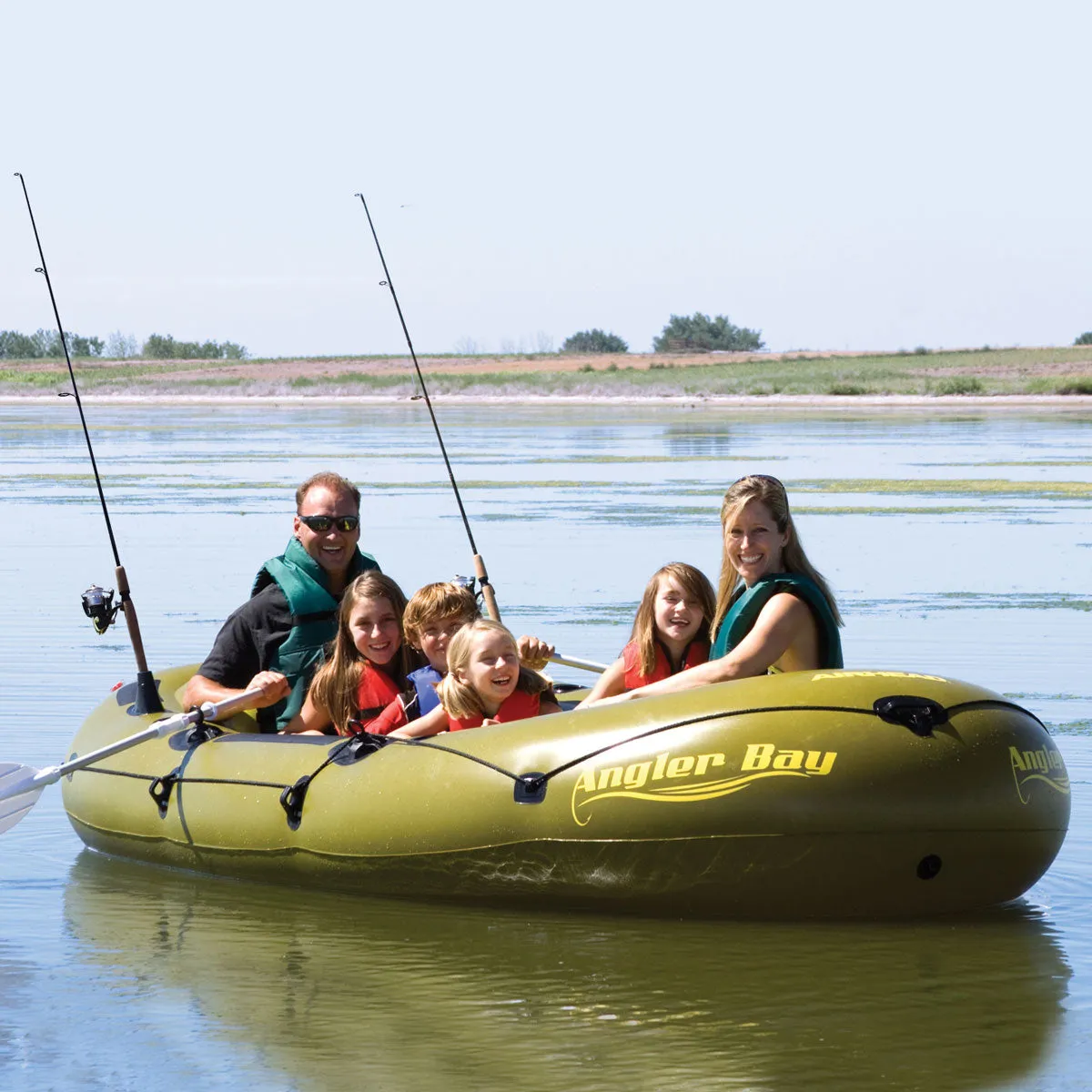 Angler Bay Inflatable Boat | 1-6 Person