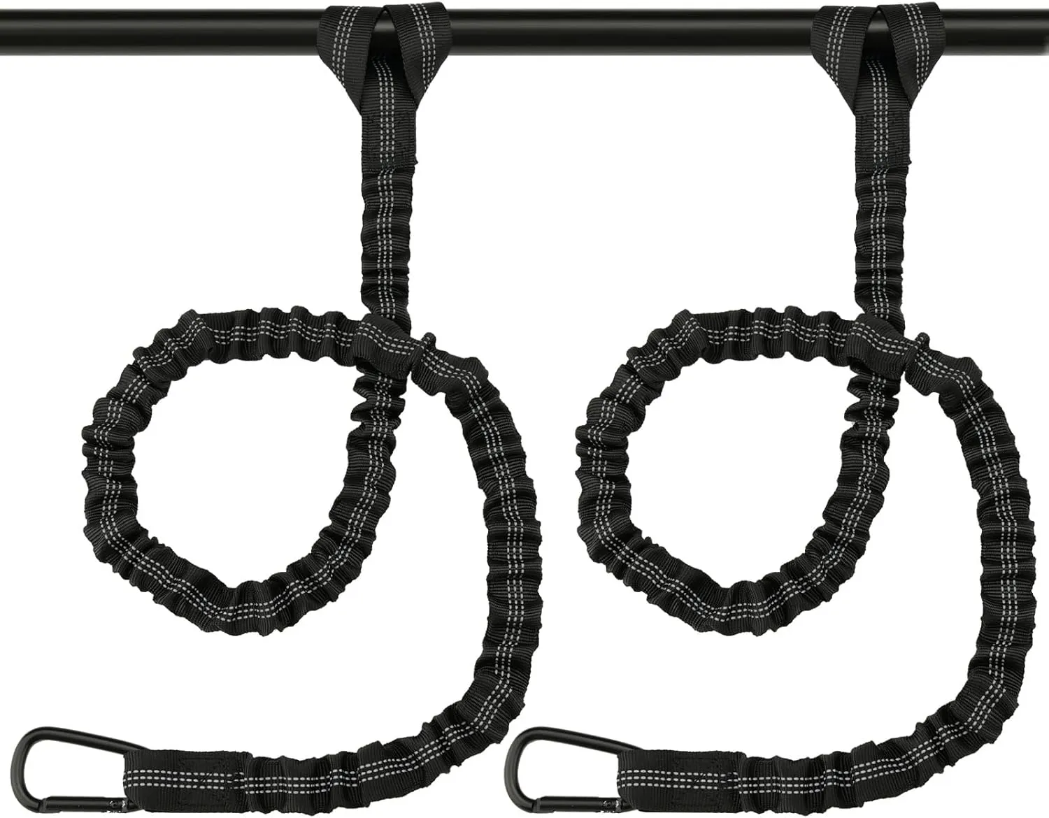 Apeso 2 Pack Kayak Paddle Leash, Paddle Board Leash Fishing Lanyard Tool Tether with Carabiner Kayaking Accessories