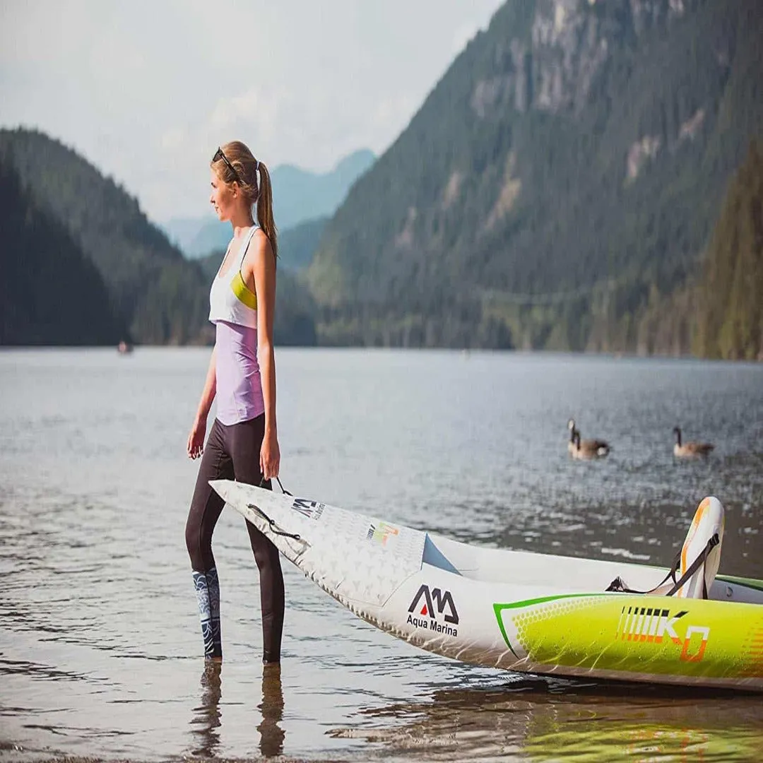 Aqua Marina Inflatable Single Person Kayak HM-KO with Super Accessory Pack