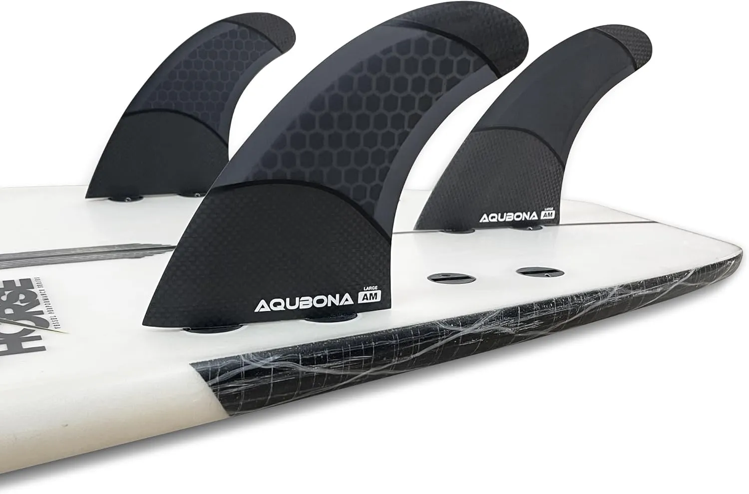 AQUBONA Surfboard Fins Single Dual Tab FinG3/G5/G6/G7 Half Carbon Honeycomb Surfboard fin Tri Fin Thruster Set