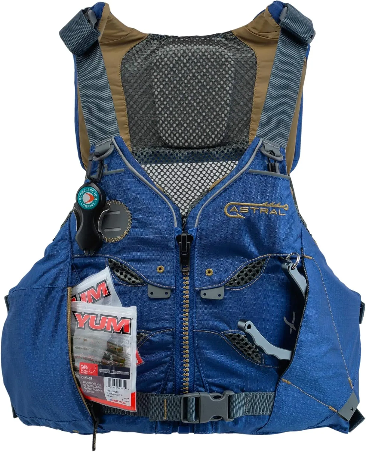 Astral, V-Eight Fisher Life Jacket PFD for Kayak Fishing, Recreation and Touring