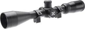 Axeon Optics 4-16x44mm EDR Etched Dot Reticle Adjustable Parallax Rifle Scope for Hunting - Includes 11mm Gun Scope Mounting Rings