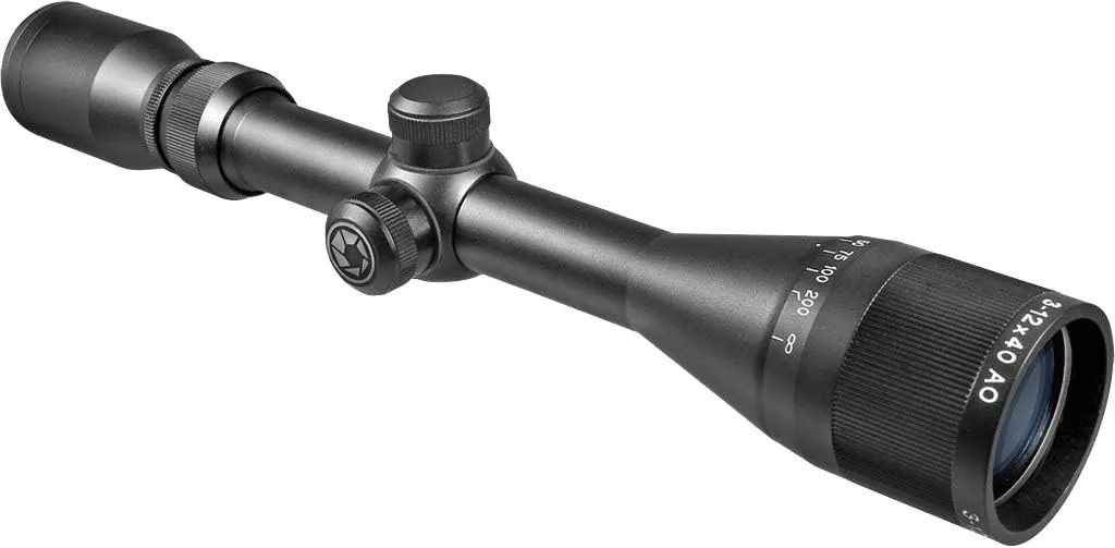 Barska Mil-Dot Reticle Reverse Recoil Airgun Scope with Adjustable Objective