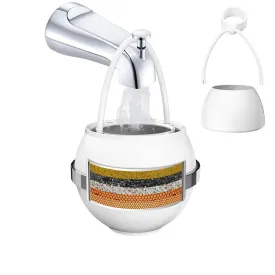 Bath Filter for Tub - Kinder Water Filter for Bathtub, Hard Water Softener to Remove Lead,Chlorine and Fluoride, Improve Skin, Hair and Nails Condition,White