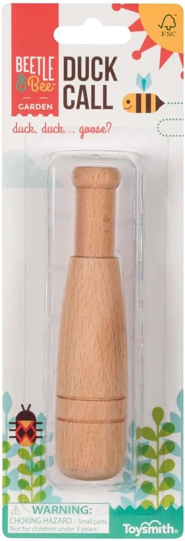Beetle & Bee Duck Call, FSC Certified Wood-Outdoor Play, Outdoor Adventure Toy, for Boys and Girls 3 