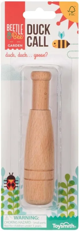 Beetle & Bee Duck Call, FSC Certified Wood-Outdoor Play, Outdoor Adventure Toy, for Boys and Girls 3 