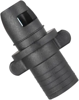Black Marine Kayak Valve Adapter Inflatable Boat Pump Hose Connector | Weight Design for Surfboards, Canoes, and Rafts| Water- and Portable