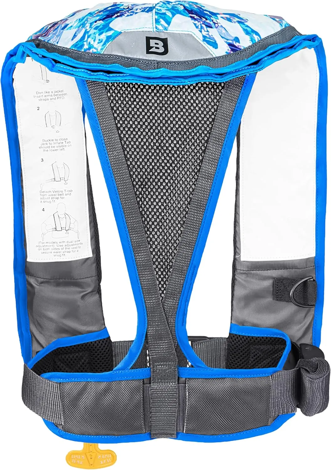 BLUESTORM Atmos 40 Automatic/Manual Inflatable PFD Life Jacket for Adults | US Coast Guard (USCG) Approved Life Vest