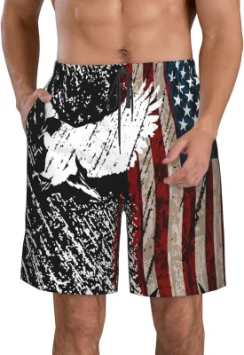 Board Shorts Mens Swim Trunks Swimwear Quick Dry Beach Swimsuits