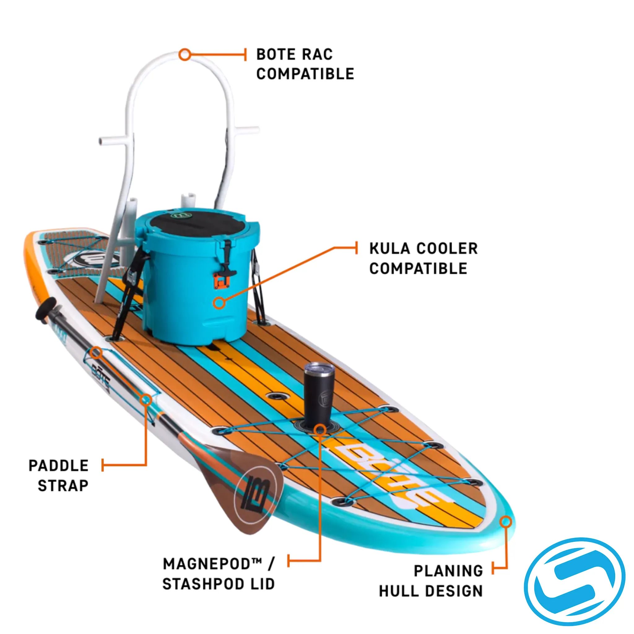 BOTE Flood Gatorshell Paddle Board