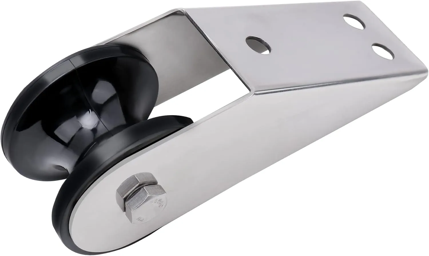 Bow Anchor Roller,316 Stainless Steel Heavy Duty Boat Bow Anchor Rubber Roller,Fixed Marine Yacht Docking
