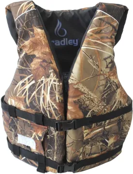 Bradley Adult Fishing Vest: The go-to Life Jacket for Fishing, Watersports, Boating, and TubingComfortable and Adjustable to fit Adults and Teens Over 90 lbs.