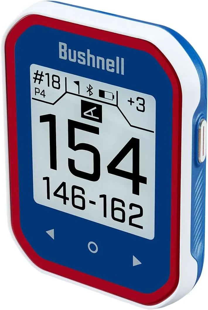 Bushnell Phantom 3 (Blue) Slope Golf GPS Handheld Bundle - Touchscreen, Auto Course & Hole Recognition, Auto-Prompt Score Entry with PlayBetter Portable Charger, Belt Clip & Carabiner