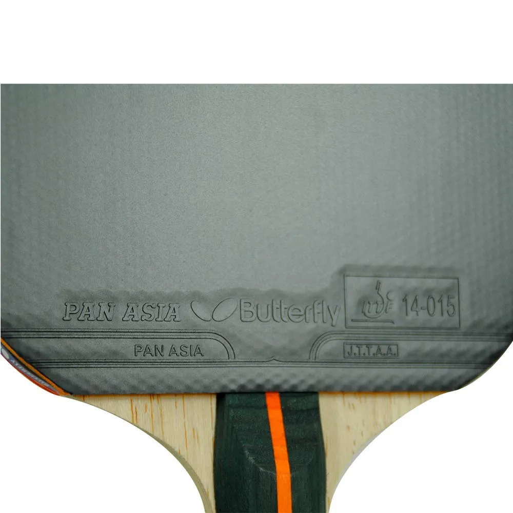 Butterfly Timo Boll Carbon Fiber Ping Pong Paddle | ITTF Approved Table Tennis Racket | Ping Pong Sponge and Rubber | Carbon Layers in Ping Pong Racket for Power | Professional Ping Pong Paddle, 1000 Model