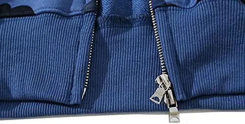 Camouflage shark jacket men's fall and winter cardigan zipper embroidery hooded sweater large size couple models