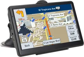 Car GPS Navigation GPS Navigation for Truck & RV & Car, Driver Alerts, Turn-by-Turn Directions, 2025 Map and Free Update Map