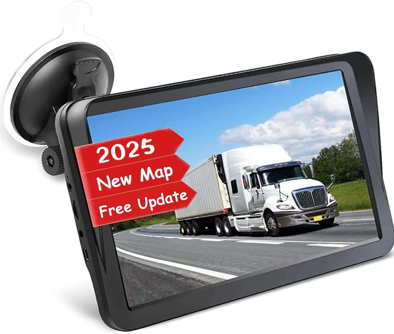 Car GPS Navigation Truck RV, GPS Navigator with 9 inch, 2025 Maps (Free Lifetime Updates), Truck GPS Commercial Drivers, Semi Trucker GPS Navigation System, Custom Truck Routing