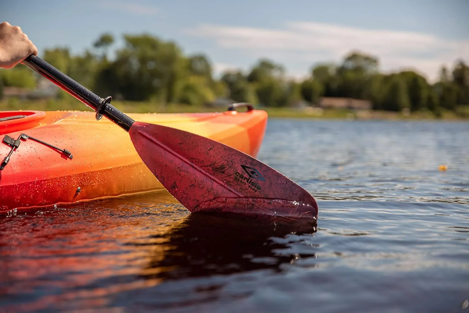 Carlisle Magic Plus Kayak Paddle with Polypropylene Blades and Wrapped Fiberglass Shaft