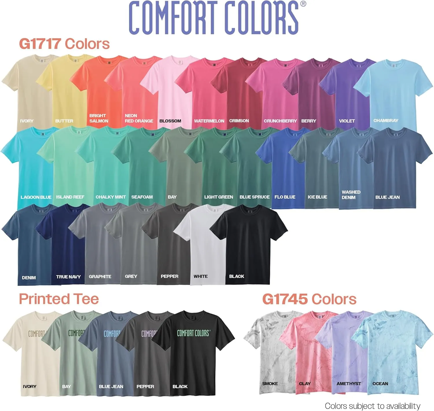 Comfort Colors Short Sleeve Tee, Style G1717
