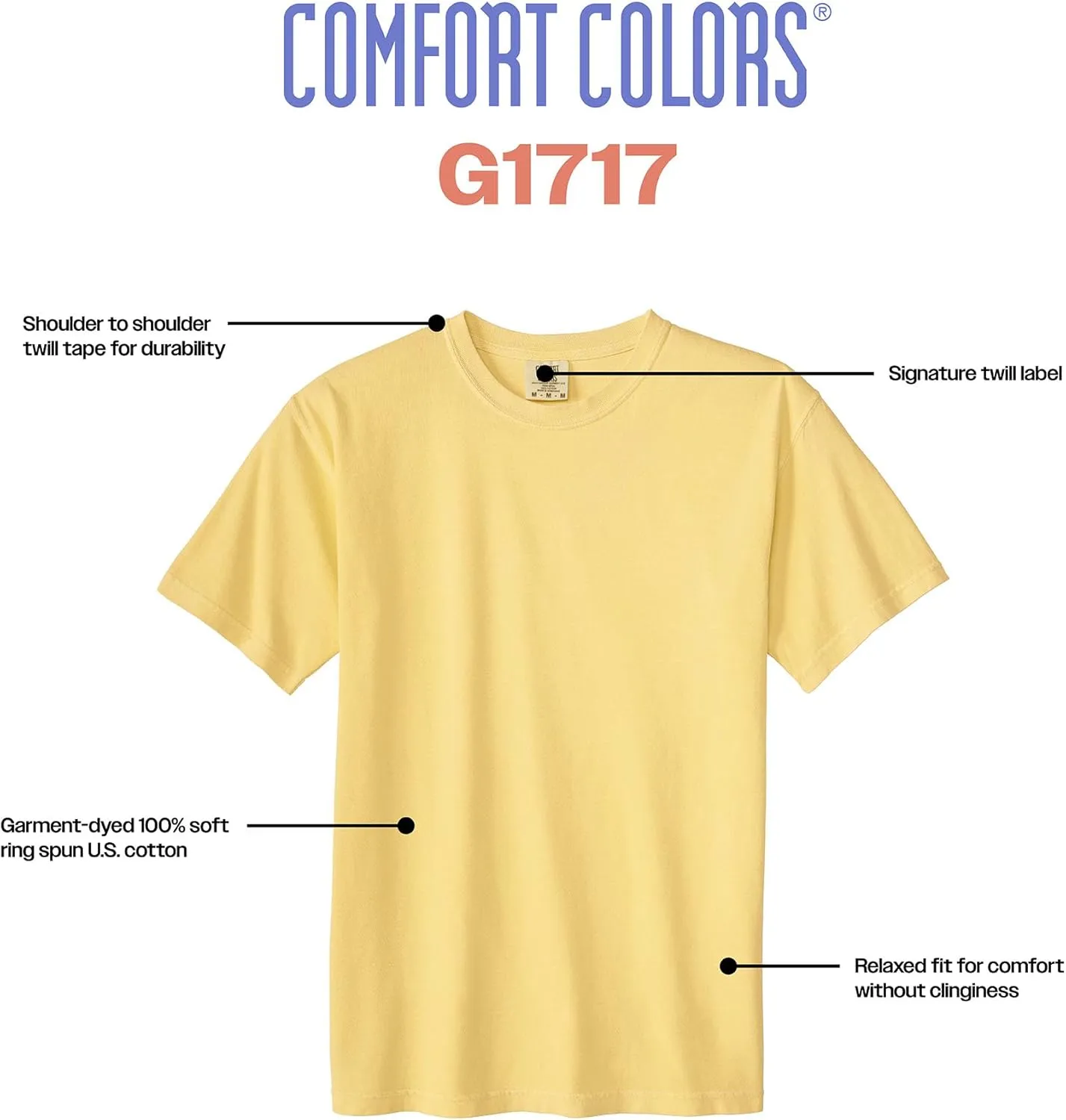 Comfort Colors Short Sleeve Tee, Style G1717