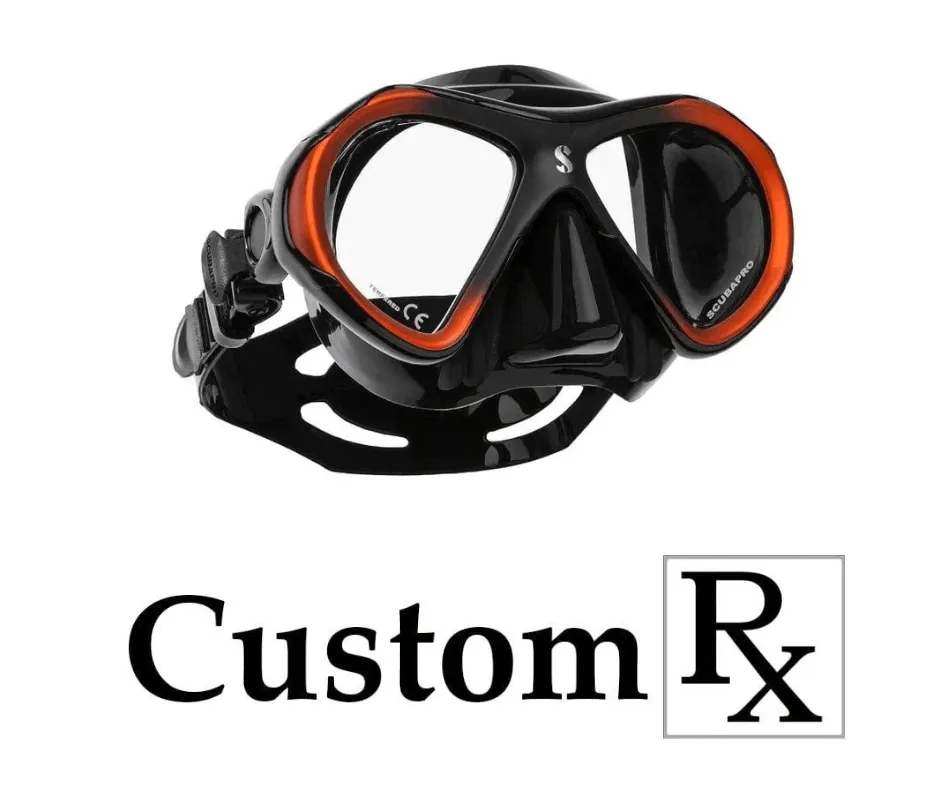 Custom Prescription Scubapro Spectra Mini Scuba Dive Mask
