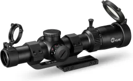 CVLIFE EagleFeather 1-6x24 LPVO Rifle Scope with 30mm Cantilever Mount, 5 Levels Red & Green Illumination Reticle, Second Focal Plane Scopes with Zero Reset