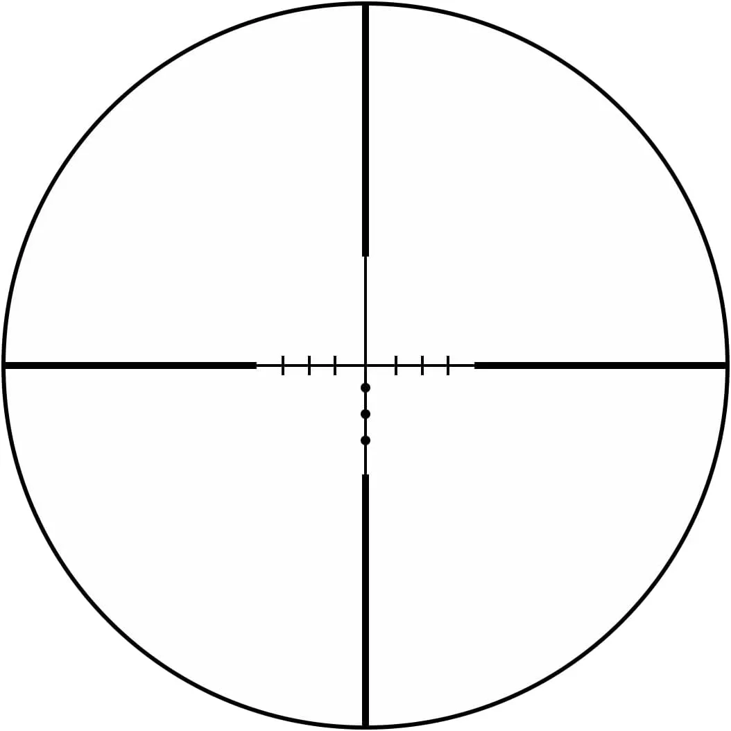 CVLIFE JackalHowl F02 Rifle Scope - 1-inch Tube SFP Rifle Scope with 20mm Scope Rings - Second Focal Plane