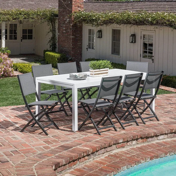 Del Mar Nine-Piece Outdoor Dining Set