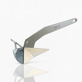 Delta Anchor, High Holding Power, Corrosion Resistant 316 Stainless Steel - 6 lb Polished Finish