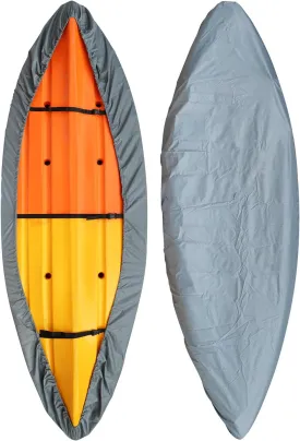 doorslay Kayak Cover Waterproof UV Resistant Kayak Cover Outdoor Kayak Storage Dust Cover for Boat Kayak Canoe SUP Paddleboard