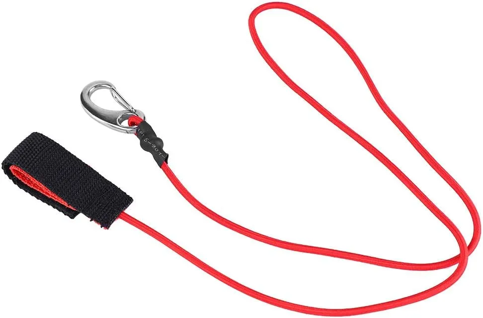 Elastic String Boating Kayak Paddle Safety Rod Leash Lightweight Durable Portable for Paddling