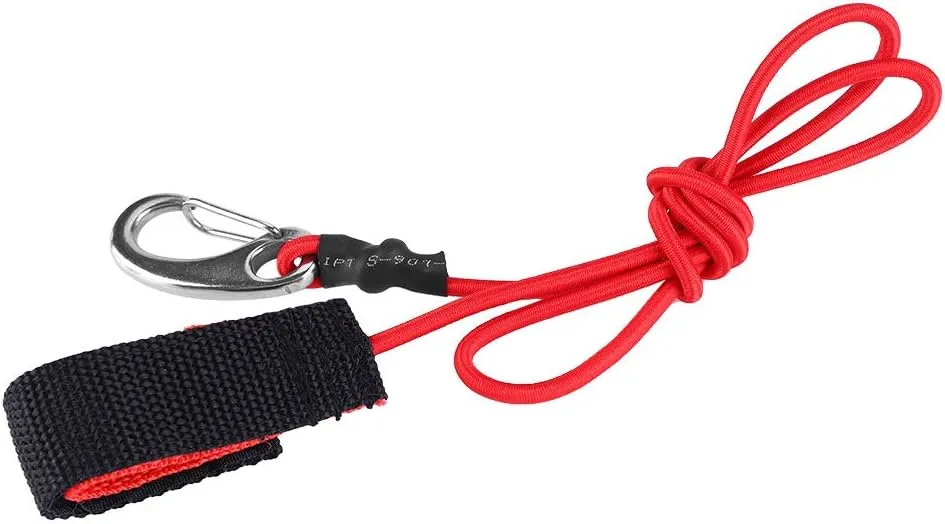 Elastic String Boating Kayak Paddle Safety Rod Leash Lightweight Durable Portable for Paddling
