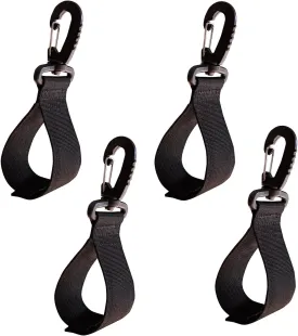 Endysis Kayak Paddle Holder  Set of 4 Durable Nylon and Velcro Paddle Storage with 360 Rotating Hook Kayak Accessory for Outdoor Adventures, Travel & Home Use (No D-ring Included)