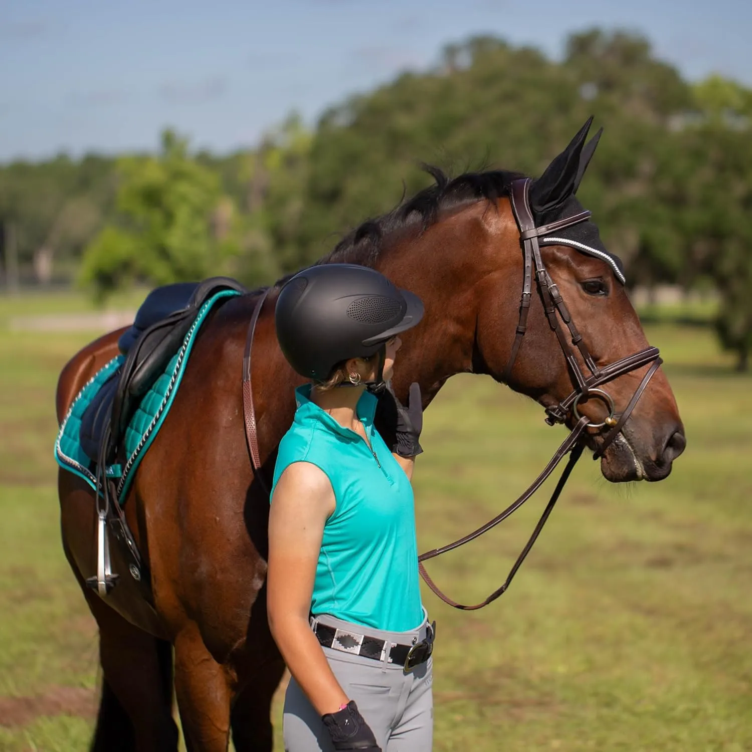 Equinavia Skylar Horse Riding Helmet  Lightweight Equestrian Helmet with Airflow Vents, Adjustable Dial & Removable Liner, ASTM F1163-23/SEI Certified