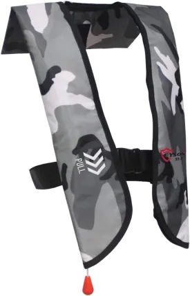 Eyson Inflatable Life Jacket Life Vest Basic Automatic/Manual (639 White Camouflage Auto)