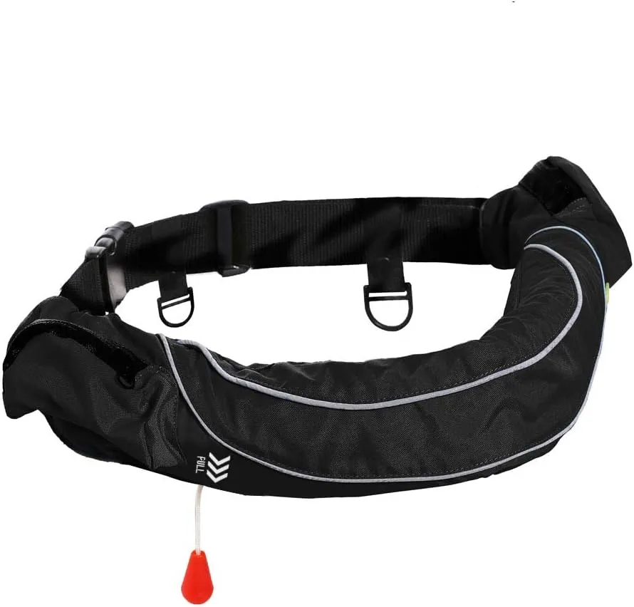 Eyson Inflatable Life Jacket Life Vest Life Ring Belt Pack Waist Bag Manual