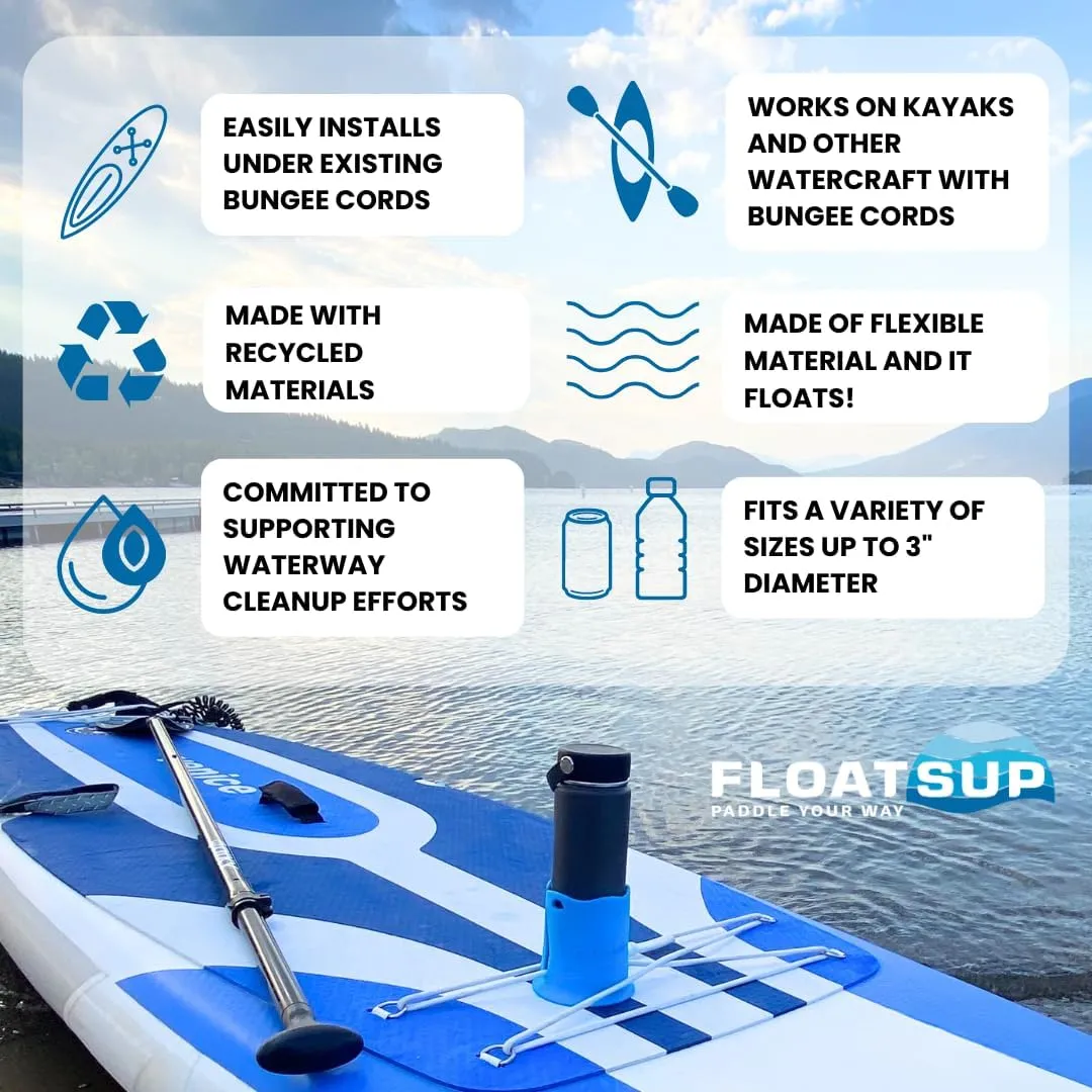 Floatsup Cup Paddle Board and Kayak Drink Holder Signature Blue