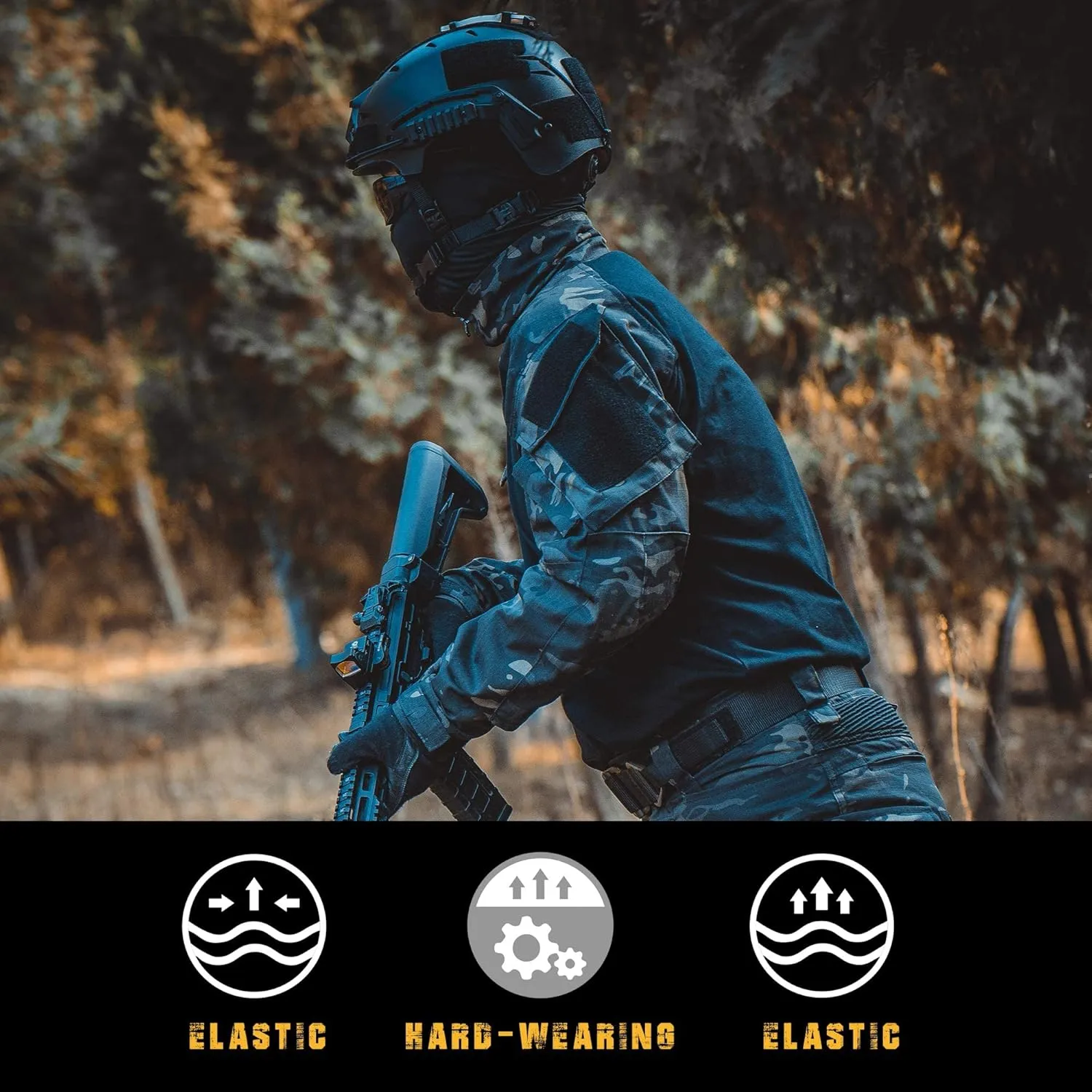 G3 Combat Suit Military Apparel Set Tactical Camouflage Clothing Hunting Uniform Paintball Gear with Knee Pads for Men