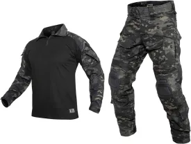 G3 Combat Suit Military Apparel Set Tactical Camouflage Clothing Hunting Uniform Paintball Gear with Knee Pads for Men