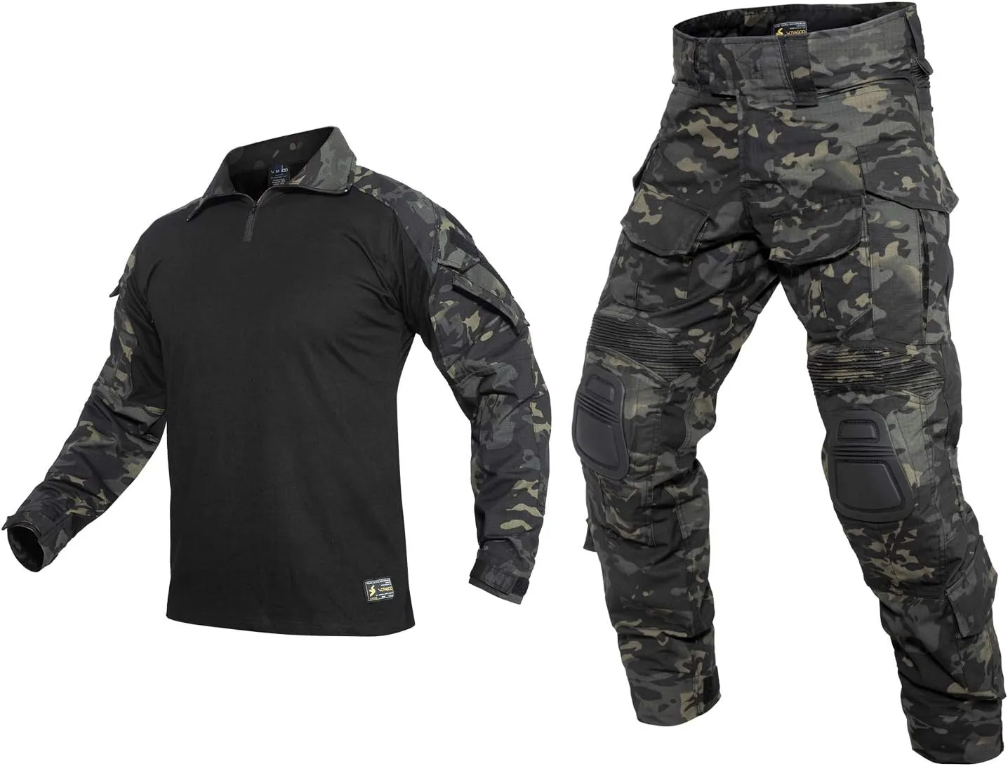 G3 Combat Suit Military Apparel Set Tactical Camouflage Clothing Hunting Uniform Paintball Gear with Knee Pads for Men
