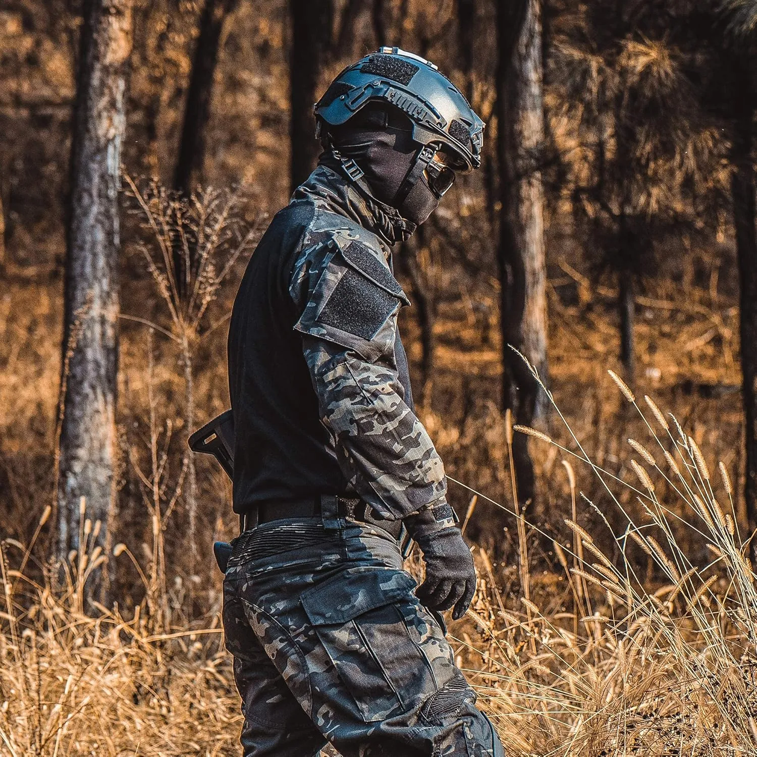 G3 Combat Suit Military Apparel Set Tactical Camouflage Clothing Hunting Uniform Paintball Gear with Knee Pads for Men