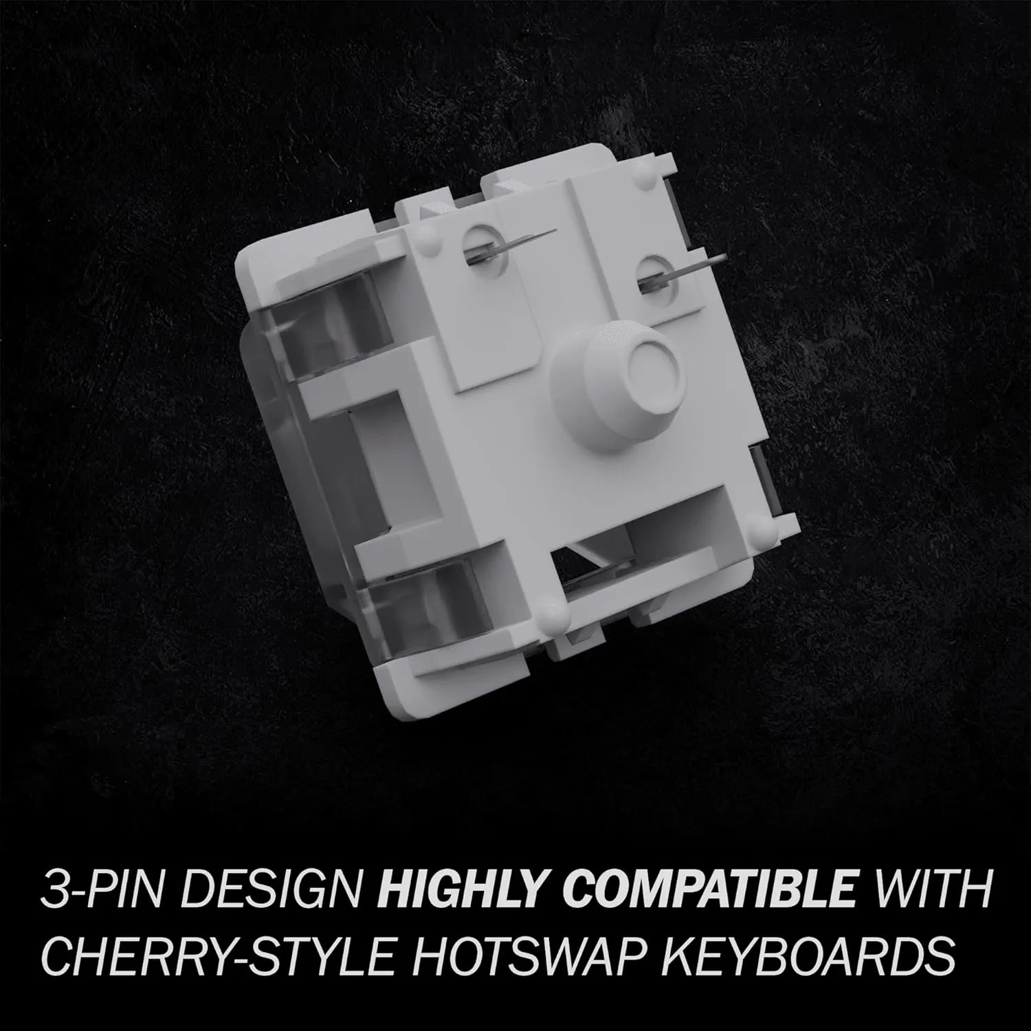 Gateron KS-9 Mechanical Switches for MX Mechanical Gaming Keyboard | 50g Force | Linear | Plate Mounted | SMD 3 Pin RGB Switches for Backlit Keyboard | (90 PCS, Yellow)