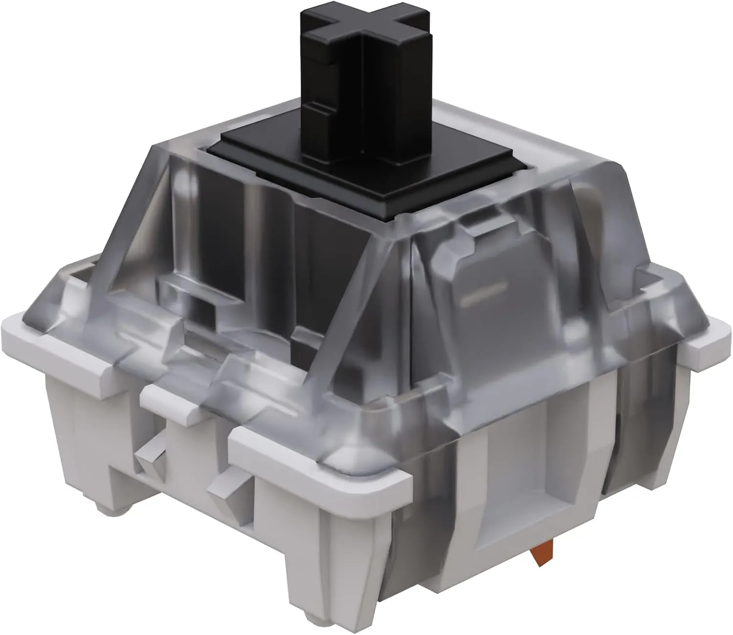 Gateron KS-9 RGB Mechanical MX Type Key Switch - Clear top (65 Pcs, Black)