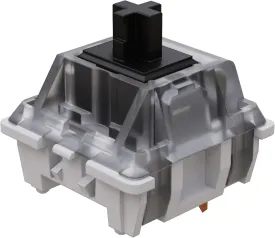 Gateron KS-9 RGB Mechanical MX Type Key Switch - Clear top (65 Pcs, Black)
