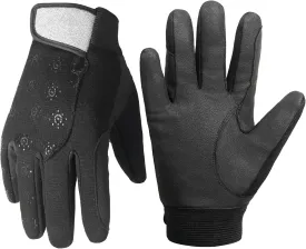 HANDALNDY Horse Riding Gloves, Equestrian Gloves Adult Kids for Girls Boys, Durable Comfortable Grip